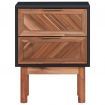 Nightstands 2 pcs 40x30x53 cm Solid Acacia Wood and MDF