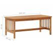 2 Piece Garden Lounge Set with Cushions Solid Acacia Wood