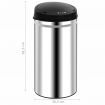 Automatic Sensor Dustbin 50 L Stainless Steel