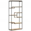 Bookcase 80x30x180 cm Rough Mango Wood