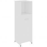 Bathroom Cabinet White 30x30x95 cm Chipboard