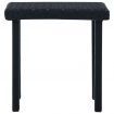 Garden Tea Table Black 40x40x40 cm Poly Rattan