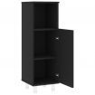 Bathroom Cabinet Black 30x30x95 cm Chipboard