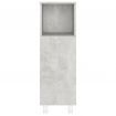 Bathroom Cabinet Concrete Grey 30x30x95 cm Chipboard