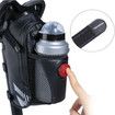 Waterproof Bike Saddle Seat Bag Water Bottle Holder Under Seat Water Bottle Pouch Repair Tool Storage Bag Cycling with Tail Light Riding Accessories