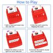 2 in 1 Matching Letter Game And Learning Educational Toys Games for Kids Ages 3 4 5 6 Years Old (Red)