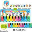 Kids Piano Mat, 39.5" X 14" Music Mats Keyboard Dancing Mat Electronic Touch Play Blanket Musical Carpet Toys