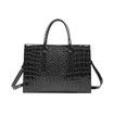 Luxury PU Leather Crocodile Ladies Handbag Purse Wallet Card Bag Shoulder Crossbody Bag