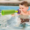 Water Blaster Soaker Gun - 4 Pack Safe Foam Noodles Pump Action Outdoor Water Toy for Kids and Adults - Pool Beach Yard and Park Play. 4 Animal Figures in 4 Bright Colors. Up to 30 ft. Blast
