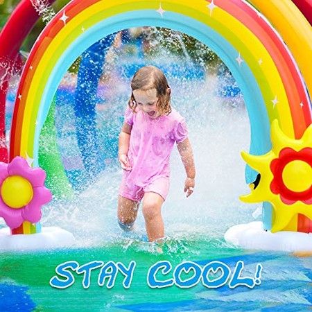 kids rainbow sprinkler