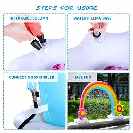 kids rainbow sprinkler