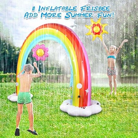 kids rainbow sprinkler