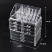 9 Drawer Clear Acrylic Cosmetic Makeup Organizer Jewellery Storage Box