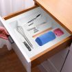 Multi-Purpose Cutlery Tray Insert Trim Fit Space Saver Drawer Organizer