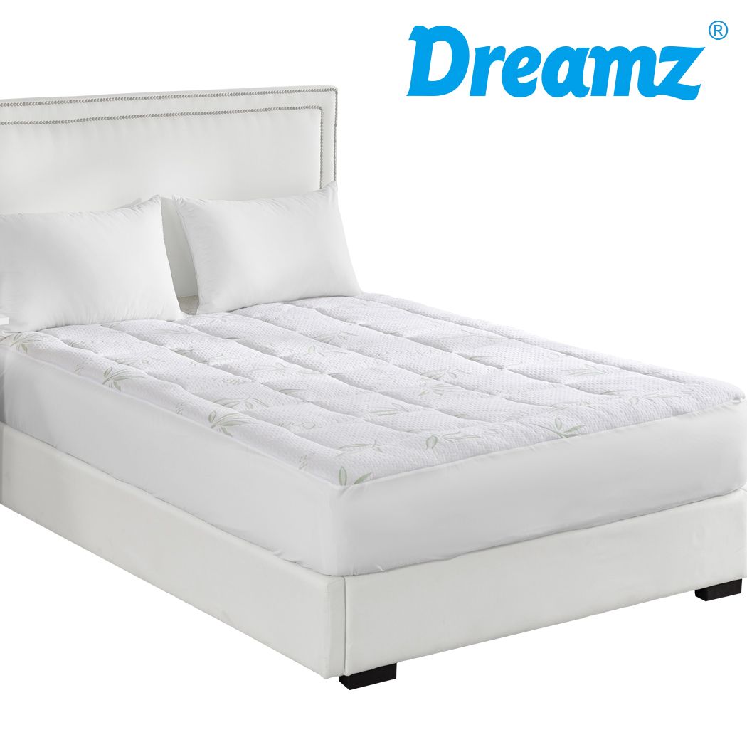Bamboo Pillowtop Mattress Topper Double