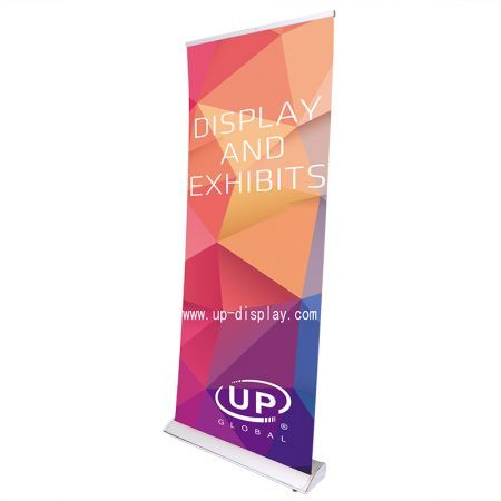 85x200cm Pull Up Banner Retractable Wide Base Roll Up Banner Stand Show ...