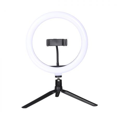 LED Ring Light with Tripod Stand Phone Holder Dimmable Studio Photo Makeup Lamp Type1