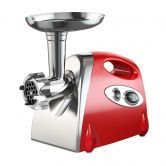 Electric Stainless Steel Meat Grinder Mincer in Red Colour