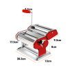 150mm Stainless Steel Pasta Making Machine Noodle Food Maker 100% Genuine Red