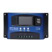 40A Solar Panel Charge Controller 12V 24V Regulator Auto Dual USB Mppt Battery