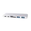 USB 3.0 Type-C HUB 6 Port Powered Adapter High Speed Splitter for Macbook pro