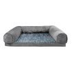 Pet Bed Sofa Dog Bedding Soft Warm L Cover Grey Cover Large