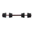 Dumbbells Barbell Weight Set 30KG Adjustable Rubber Home GYM Exercise Fitness