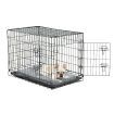 PaWz Pet Dog Cage Crate Metal Carrier Portable Kennel With Bed 30"