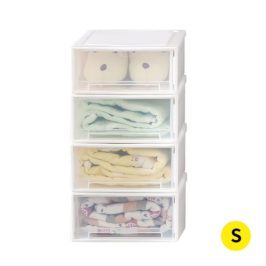 Storage  Drawers Set Cabinet Tools Organiser Box Chest Drawer Plastic Stackable