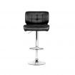 Artiss 4x Bar Stools Gas Lift Leather Padded Black