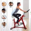 Genki Exercise Bike Spin Bike Stationary Bike Indoor Cycling Magnetic Resistance with LCD Monitor