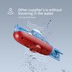 Mini RC Submarine Toy Waterproof Swim Diving in Water Tank Tube Kids Gift (Blue)