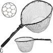 Fly Fishing Net, Bass Trout Landing Net, Folding Fishing Nets Fresh Water, Safe Fish Catching or Releasing