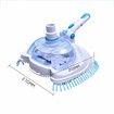 Swimming Pool Suction Vacuum Head, Transparent Manual Suction Machine Cleaning and Maintenance Tools, Pool and Spa Hot Tubs Floor Vacuum Cleaner