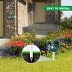 Solar Ultrasonic Animal Repeller,Solar Powered Waterproof Outdoor Animal Repeller,Scare Wild Animals Away