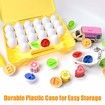 26 ABC Matching Eggs Preschool Educational Learning Montessori Toy, Easter Eggs Set