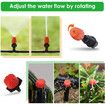 15M 166PCS Plant Watering Mist Cooling Irrigation System Hose Nozzles sprinklers Automatic KITS for Garden, Greenhouse, Patio, Lawn