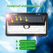 Solar Wall Lamp Villa LED Outdoor Bracket Light Courtyard Wall Lights Landscape Sensor Light Aisle Lights Three-in-one Waterproof