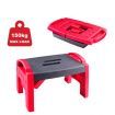 Portable Folding Step Stool Ladder Non slip Caravan Camping Durable Lightweight