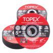 TOPEX 25pcs 125x 6.0 x 22.23mm Grinding Discs Wheels Steel Inox Angle Grinder