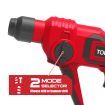 TOPEX 20V Max Lithium Cordless Rotary Hammer Drill Kit w/ Battery Charger Bits