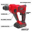 TOPEX 20V Max Lithium Cordless Rotary Hammer Drill Kit w/ Battery Charger Bits