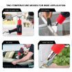 TOPEX Heat Gun Hot Air Heating Tool Kit Dual Speed w/ 5 Accessories Storage Case