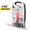 110PCS 12V Mini Grinder Electric Rotary Tool Polishing Drilling Kit Set