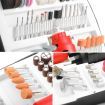 110PCS 12V Mini Grinder Electric Rotary Tool Polishing Drilling Kit Set
