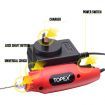 110PCS 12V Mini Grinder Electric Rotary Tool Polishing Drilling Kit Set