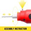 110PCS 12V Mini Grinder Electric Rotary Tool Polishing Drilling Kit Set