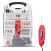 110PCS 12V Mini Grinder Electric Rotary Tool Polishing Drilling Kit Set