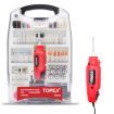 110PCS 12V Mini Grinder Electric Rotary Tool Polishing Drilling Kit Set