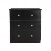 Redfern Black 3 Drawer Chest